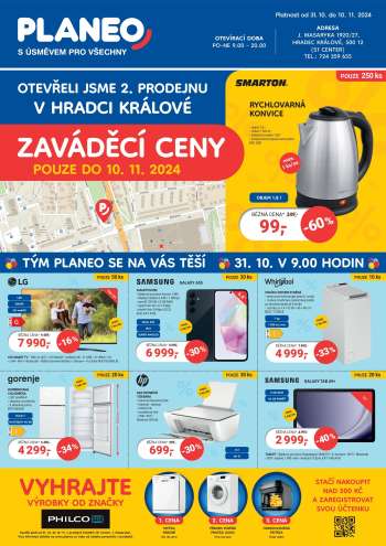 Leták PLANEO Elektro - 31.10.2024 - 10.11.2024.