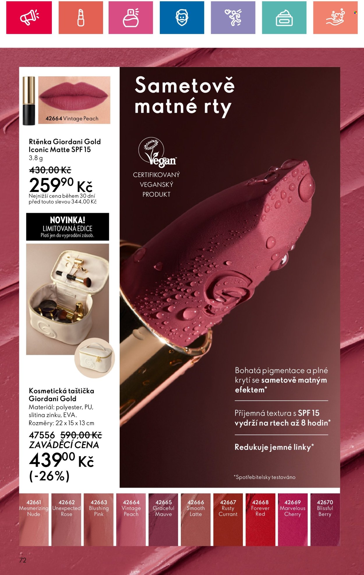 Leták ORIFLAME - 10.11.2024 - 30.11.2024. Strana 72