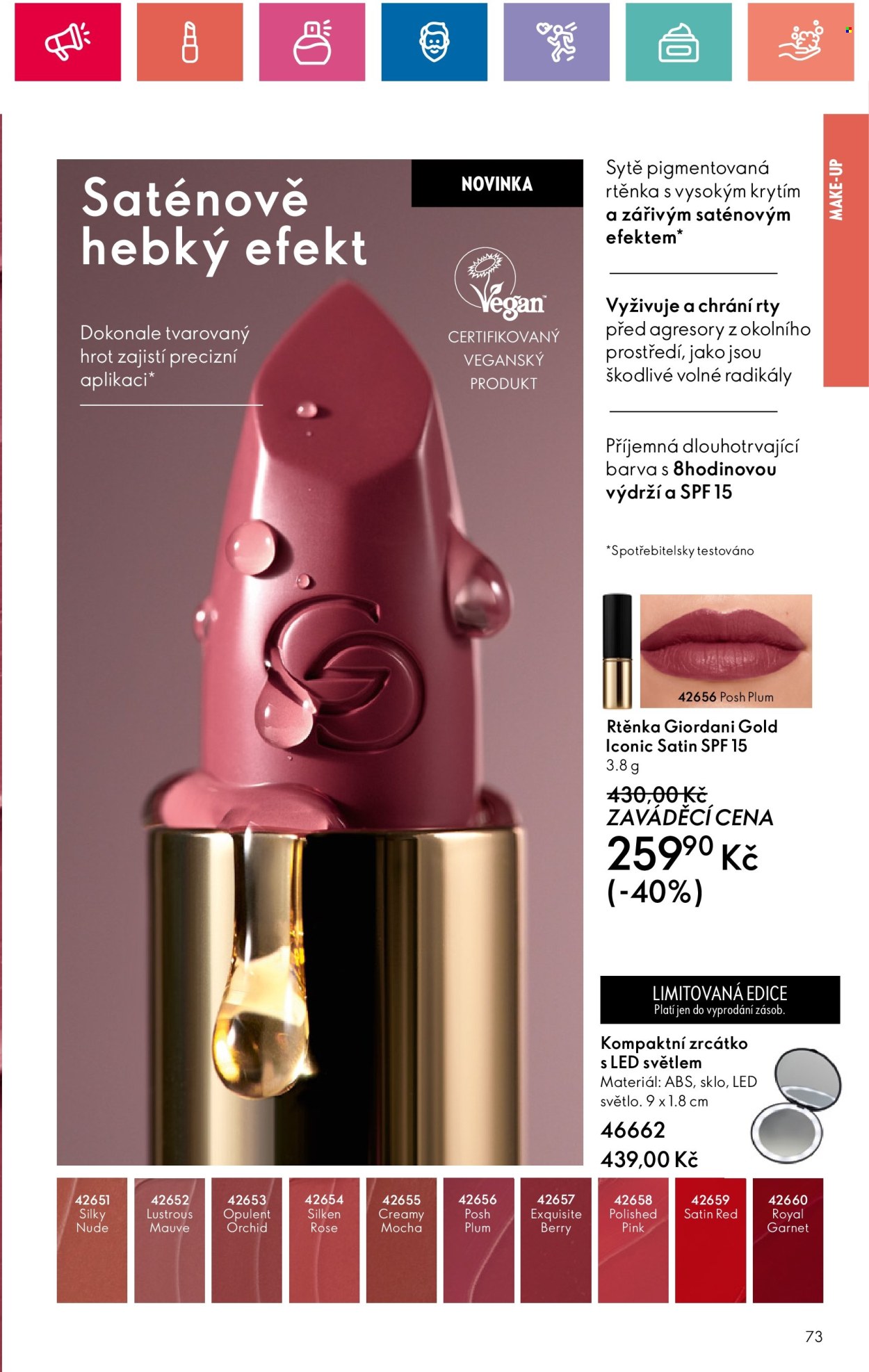 Leták ORIFLAME - 10.11.2024 - 30.11.2024. Strana 73
