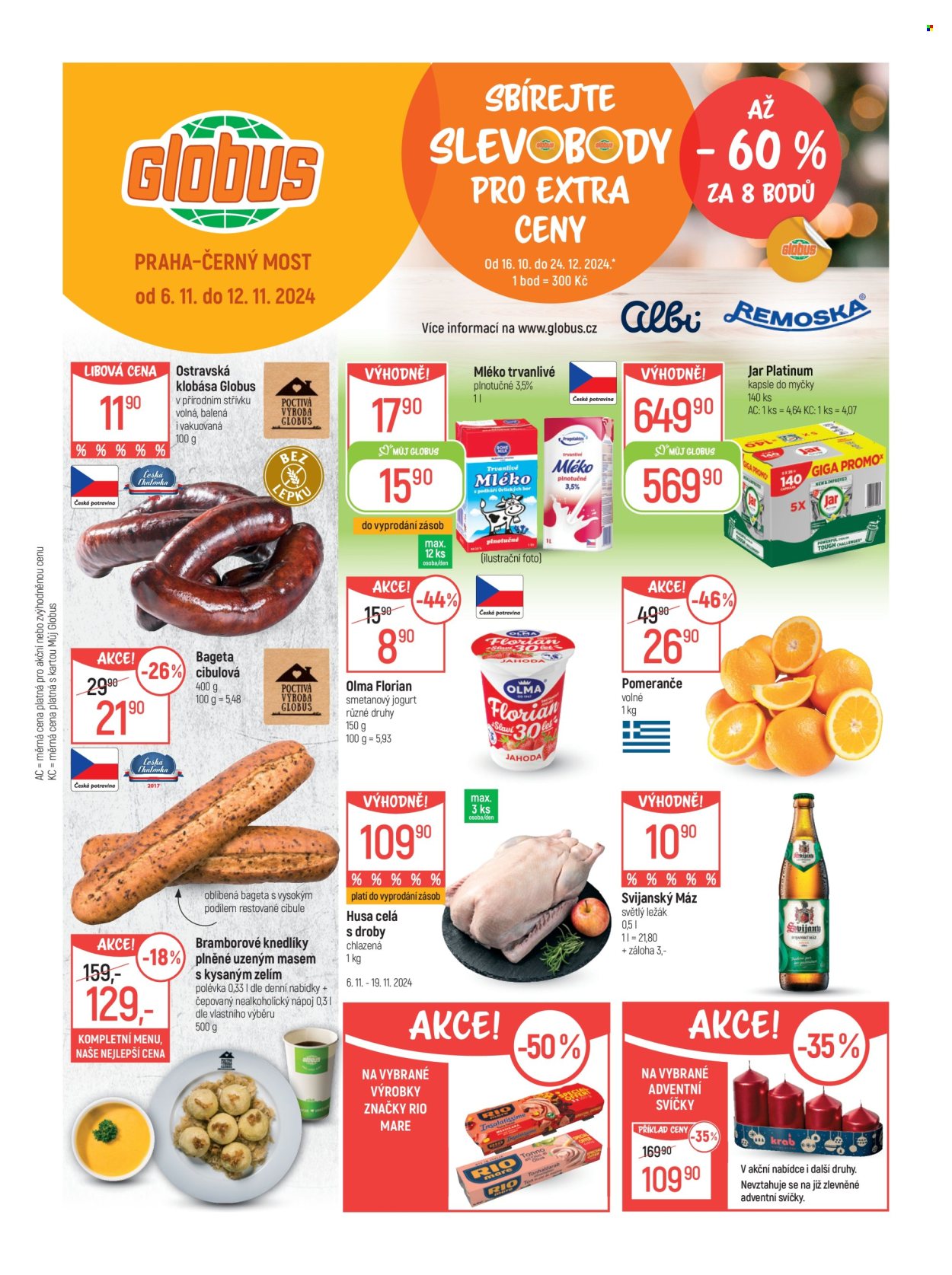 Leták Globus - 6.11.2024 - 12.11.2024. Strana 1