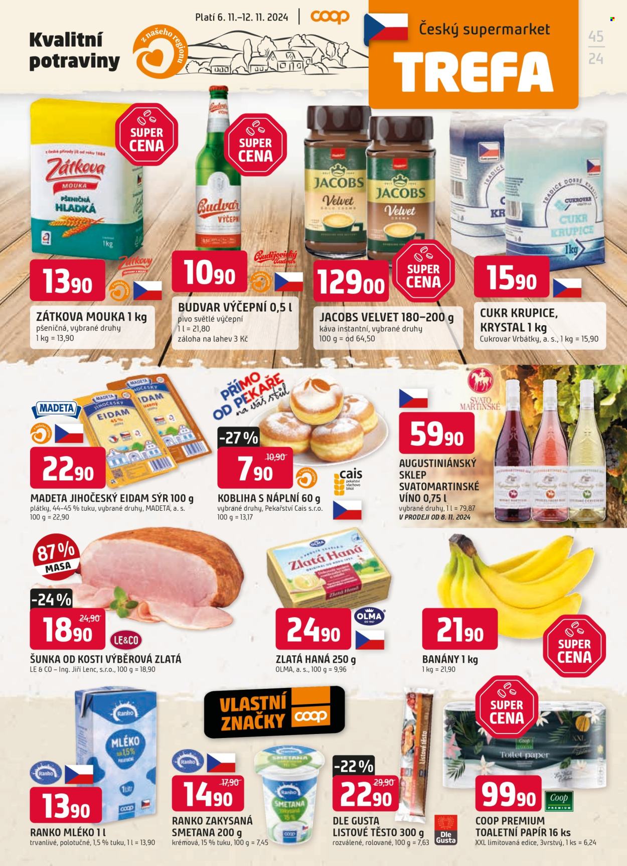 Leták TREFA coop - 6.11.2024 - 12.11.2024. Strana 1