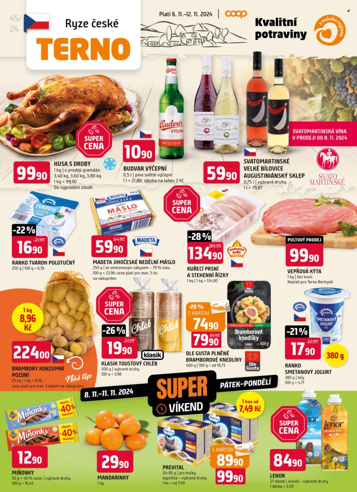 Leták coop TERNO - 6.11.2024 - 12.11.2024. Strana 1