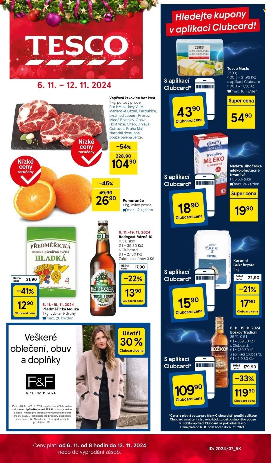 Leták TESCO - 6.11.2024 - 12.11.2024. Strana 1