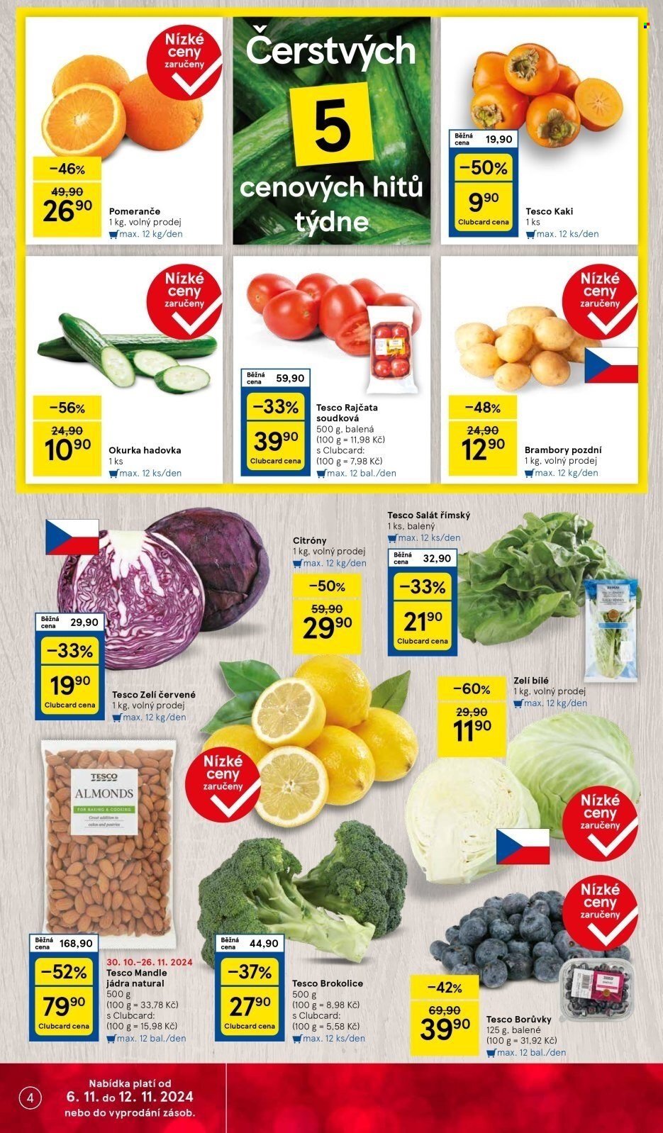 Leták TESCO - 6.11.2024 - 12.11.2024. Strana 4