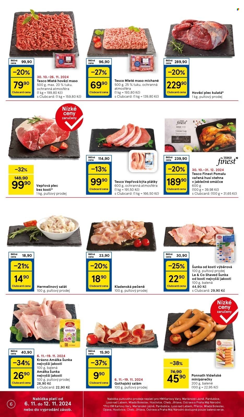 Leták TESCO - 6.11.2024 - 12.11.2024. Strana 6