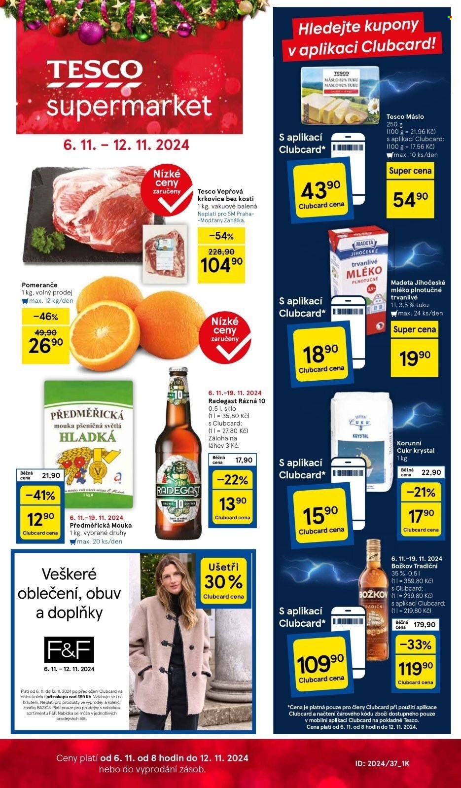 Leták TESCO supermarket - 6.11.2024 - 12.11.2024. Strana 1