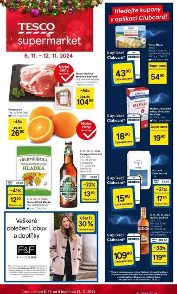 Leták TESCO supermarket - 6.11.2024 - 12.11.2024.