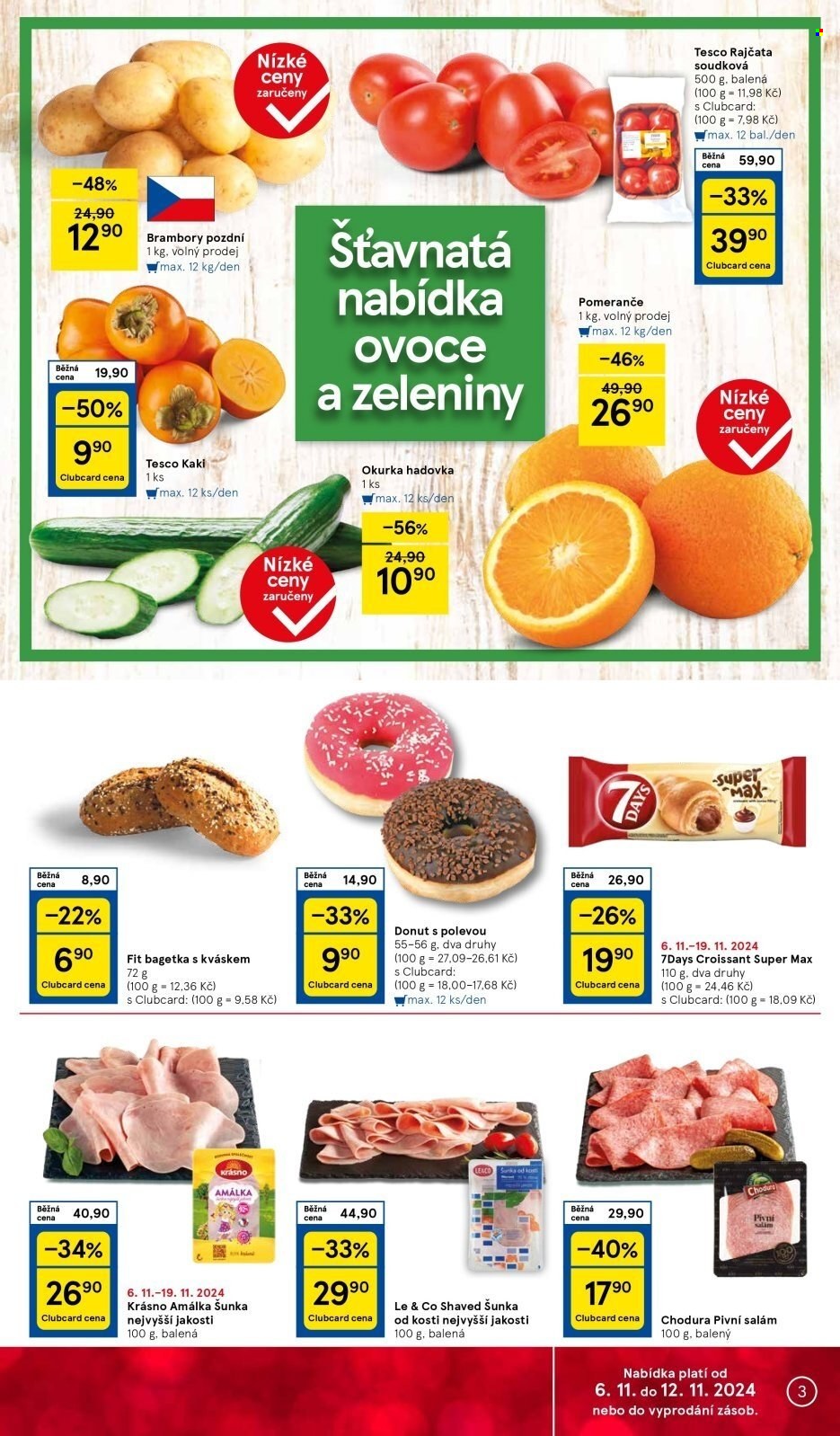 Leták TESCO supermarket - 6.11.2024 - 12.11.2024. Strana 3