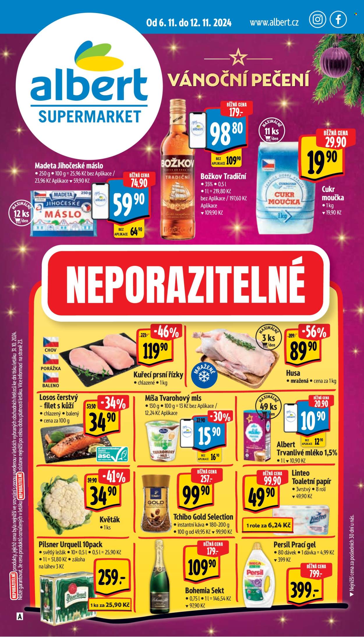 Leták Albert Supermarket - 6.11.2024 - 12.11.2024. Strana 1