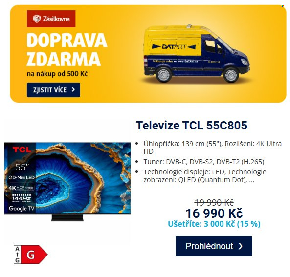 Leták DATART - 5.11.2024 - 8.11.2024. Strana 3