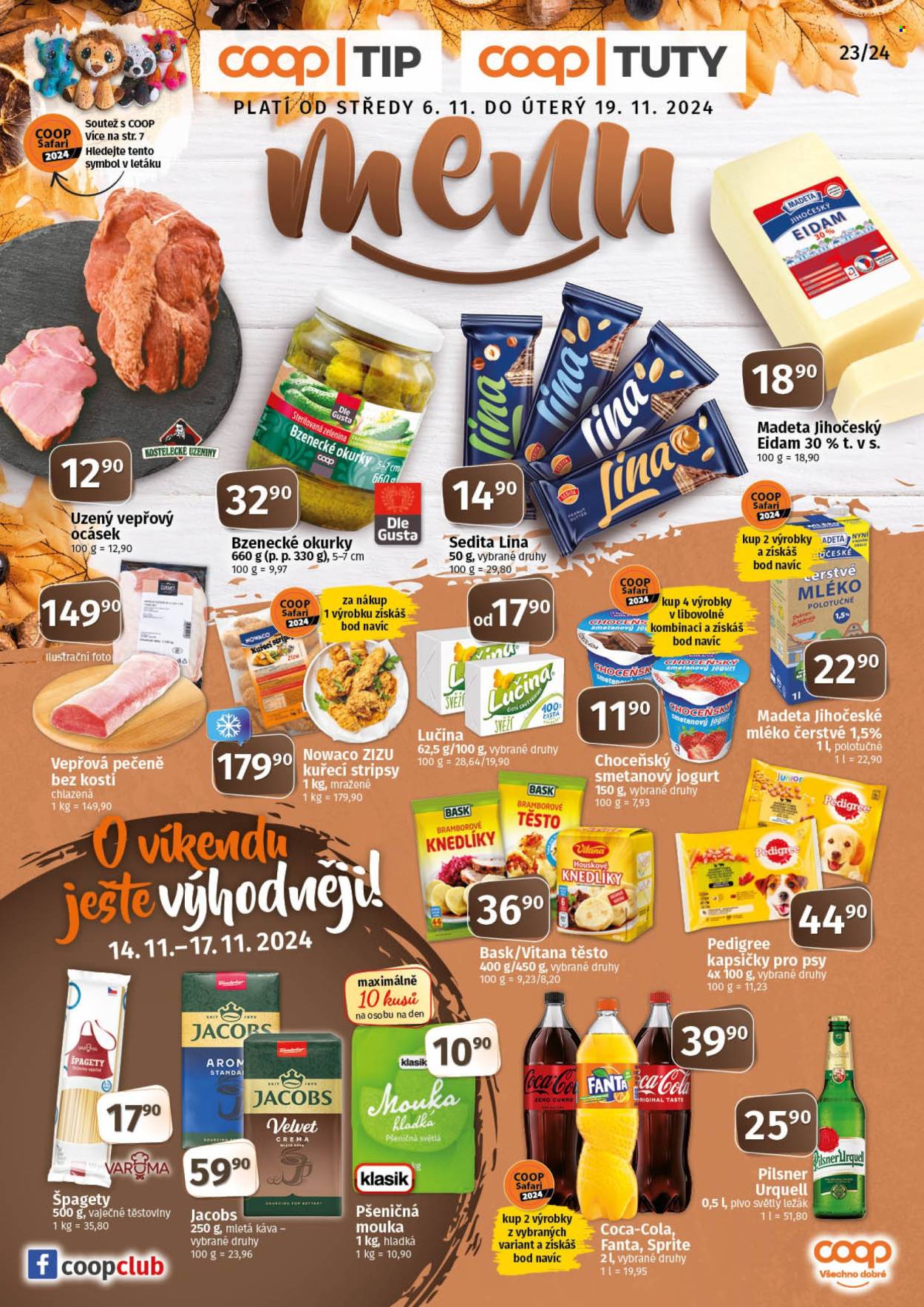 Leták coop TUTY - 6.11.2024 - 19.11.2024. Strana 1