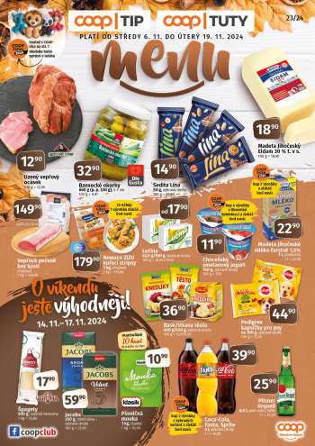 Leták coop TUTY - 6.11.2024 - 19.11.2024.