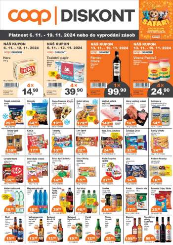 Leták coop DISKONT - 6.11.2024 - 19.11.2024.