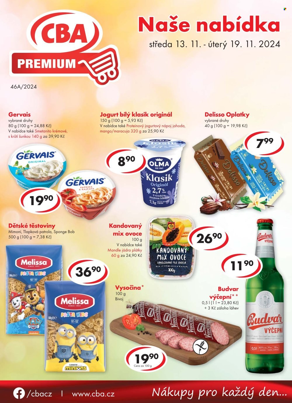 Leták CBA Premium - 13.11.2024 - 19.11.2024. Strana 1