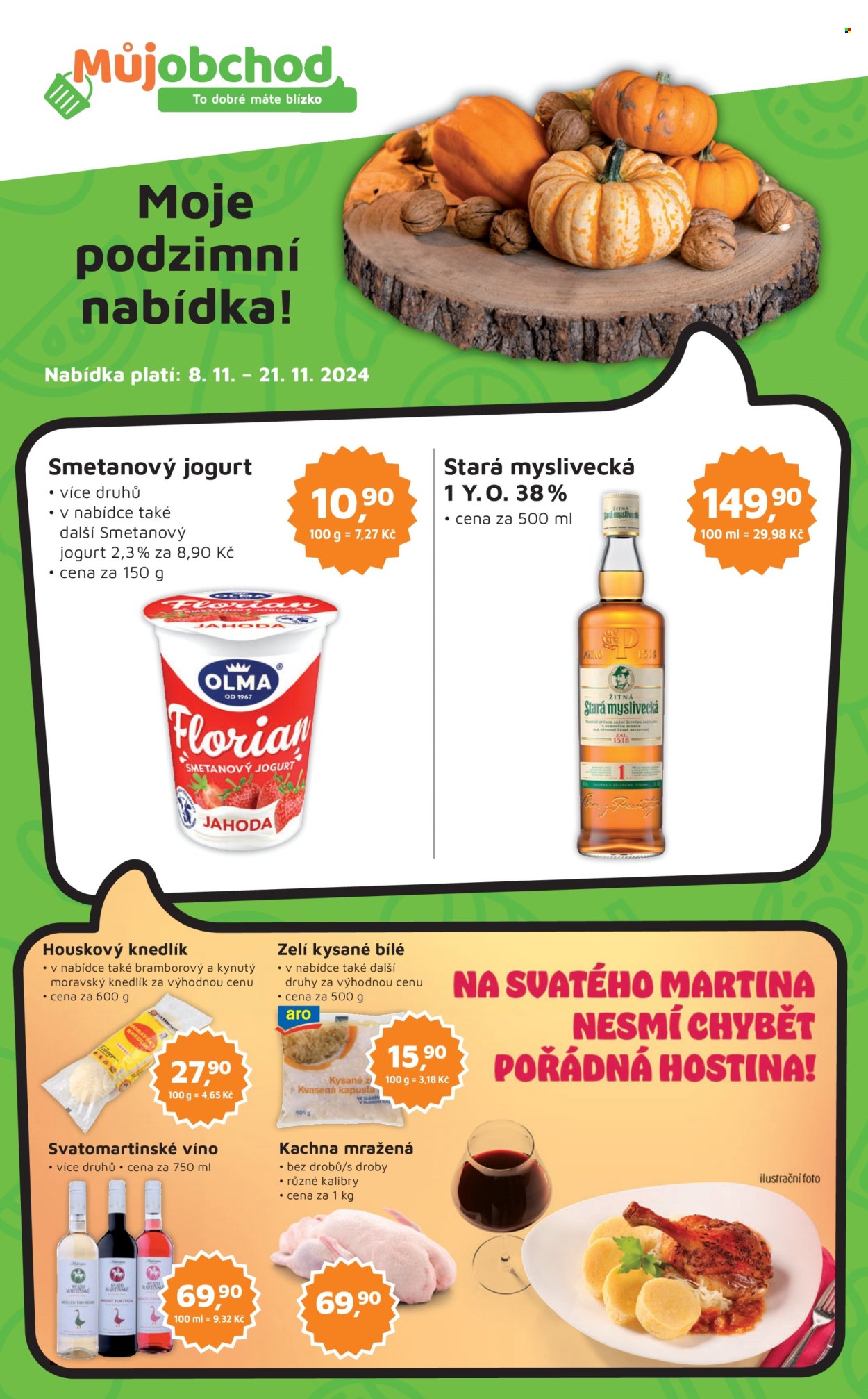Leták Můj obchod - 8.11.2024 - 21.11.2024. Strana 1