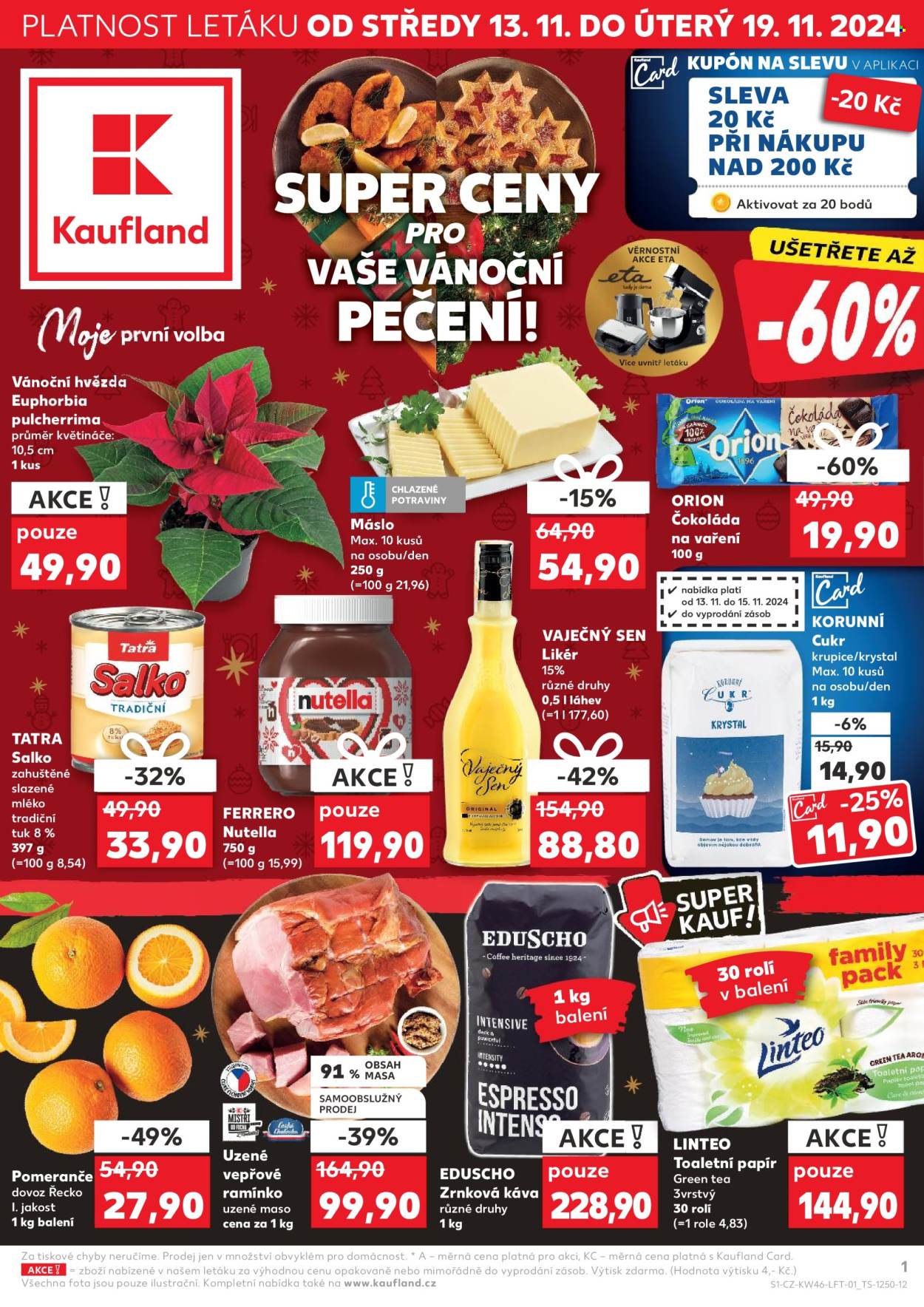 Leták Kaufland - 13.11.2024 - 19.11.2024. Strana 1