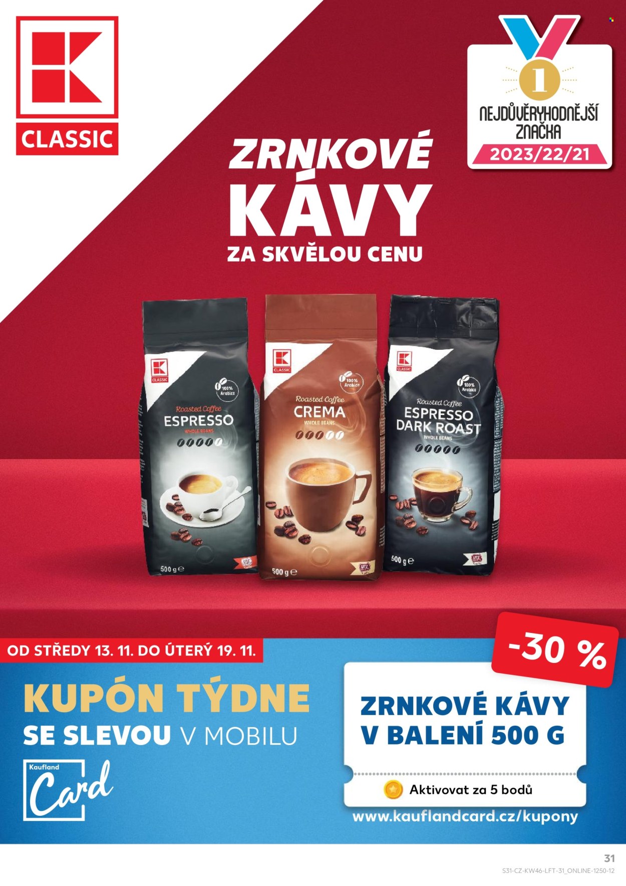 Leták Kaufland - 13.11.2024 - 19.11.2024. Strana 31