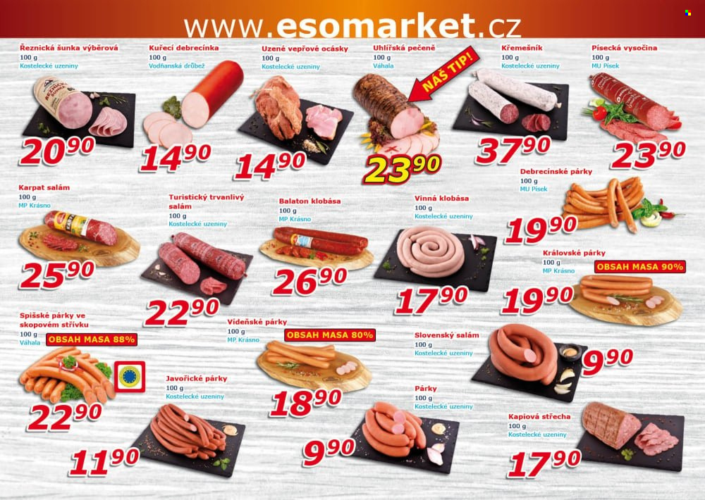 Leták ESO MARKET - 13.11.2024 - 24.11.2024. Strana 2