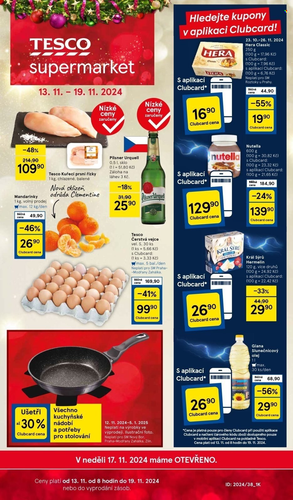 Leták TESCO supermarket - 13.11.2024 - 19.11.2024. Strana 1