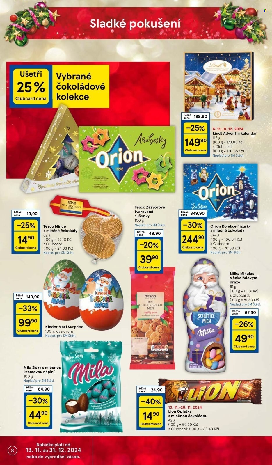 Leták TESCO supermarket - 13.11.2024 - 19.11.2024. Strana 8