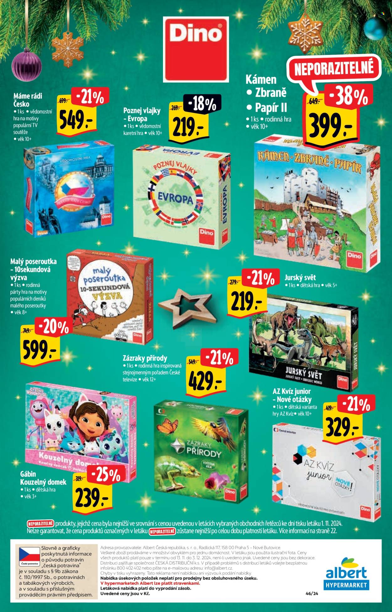 Leták Albert Hypermarket - 13.11.2024 - 3.12.2024. Strana 23