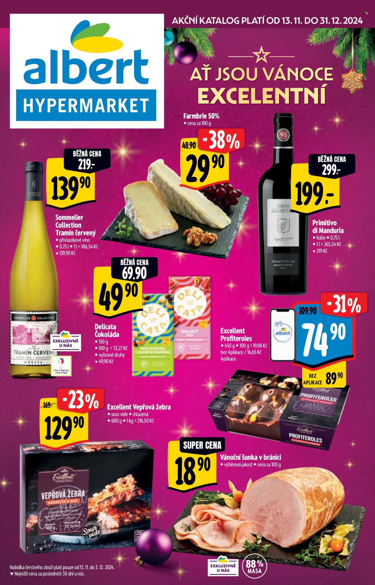 Leták Albert Hypermarket - 13.11.2024 - 31.12.2024. Strana 1