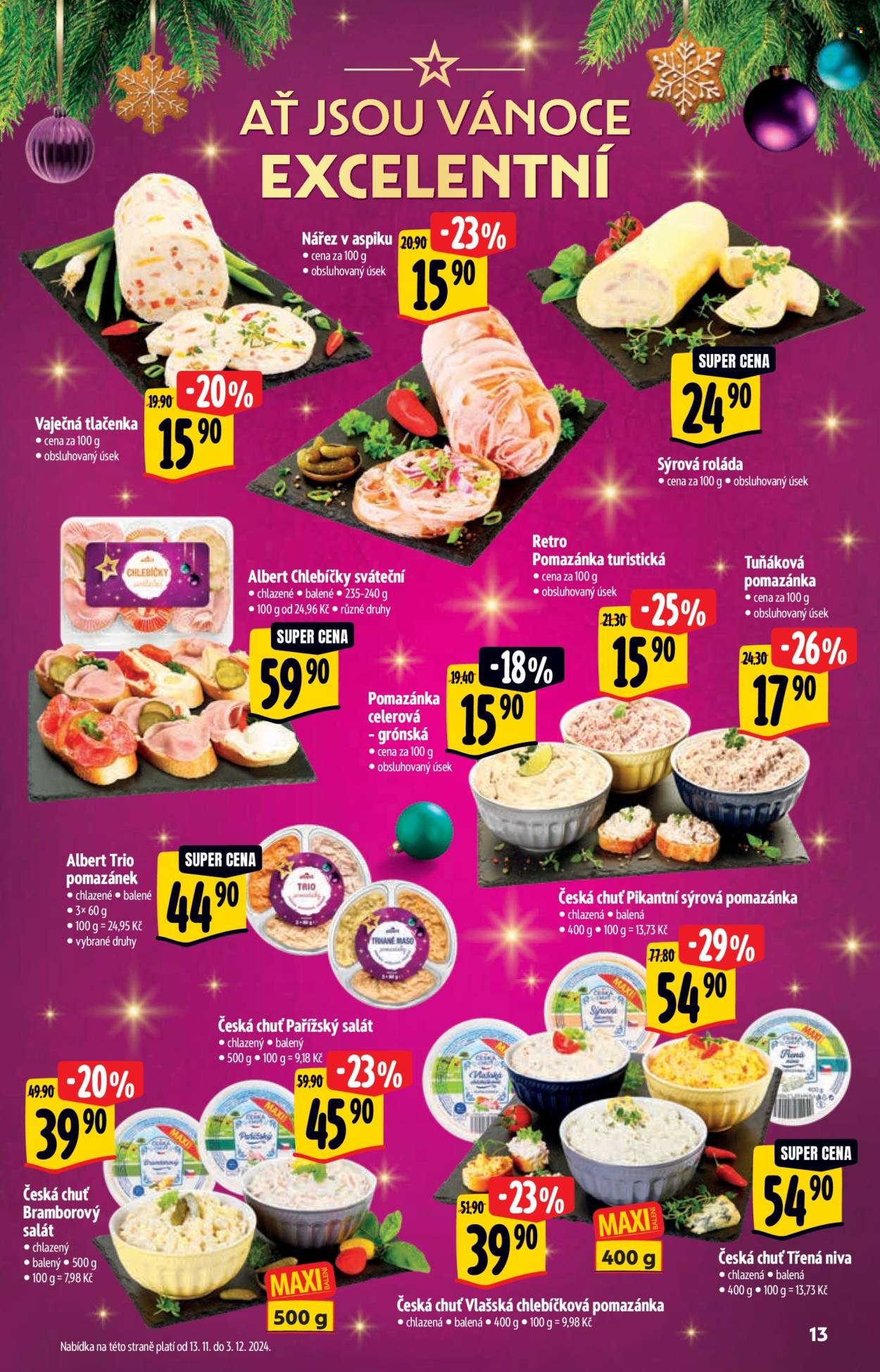 Leták Albert Hypermarket - 13.11.2024 - 31.12.2024. Strana 13