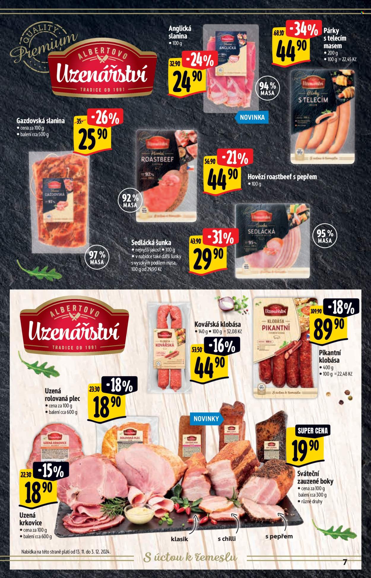 Leták Albert Supermarket - 13.11.2024 - 31.12.2024. Strana 7