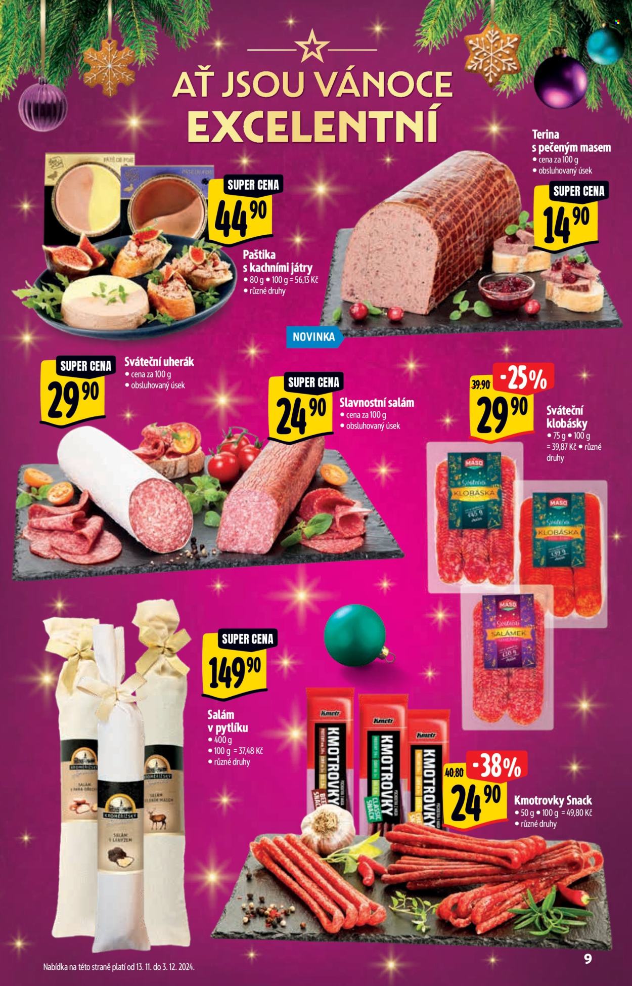 Leták Albert Supermarket - 13.11.2024 - 31.12.2024. Strana 9
