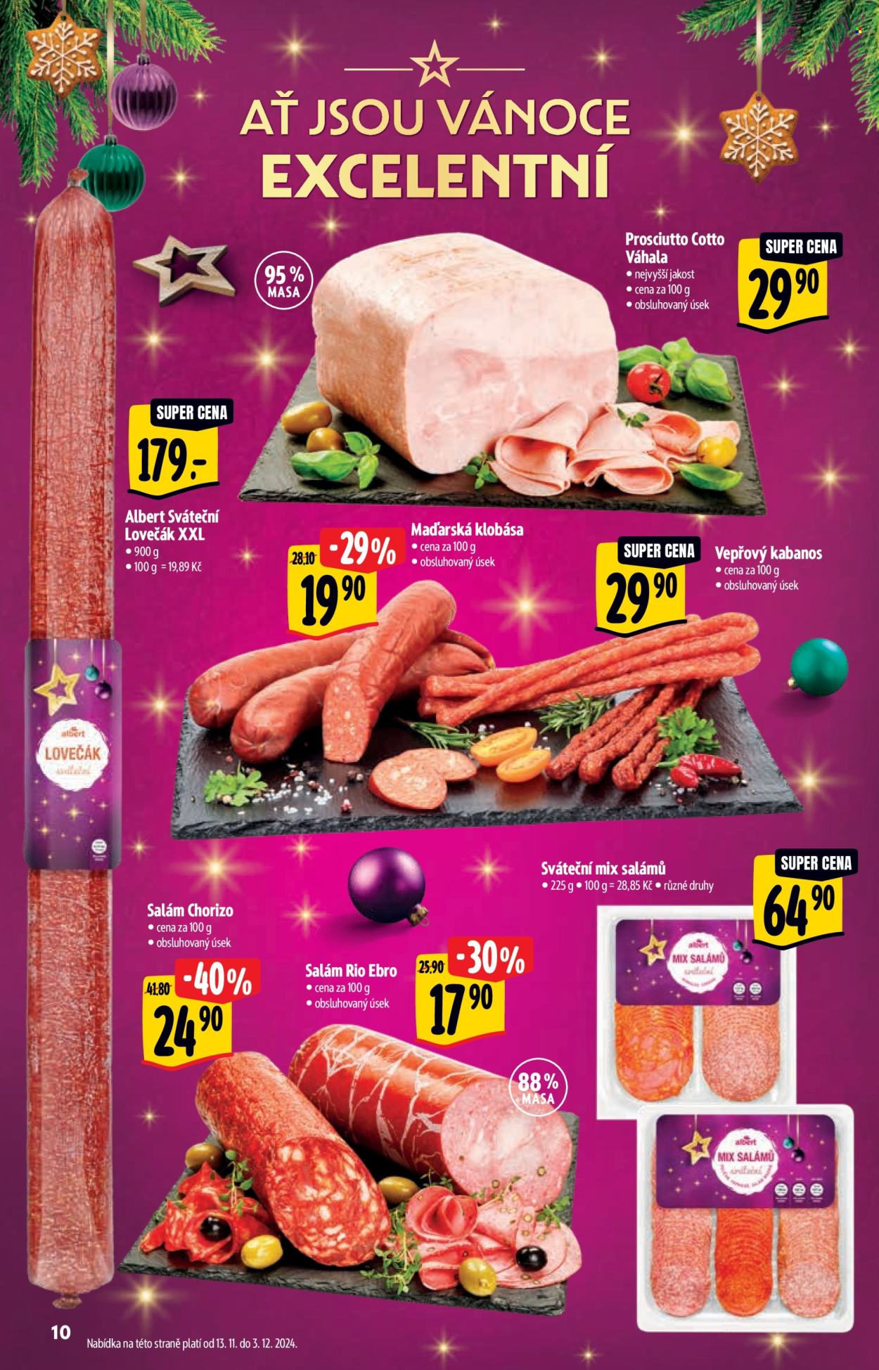 Leták Albert Supermarket - 13.11.2024 - 31.12.2024. Strana 10