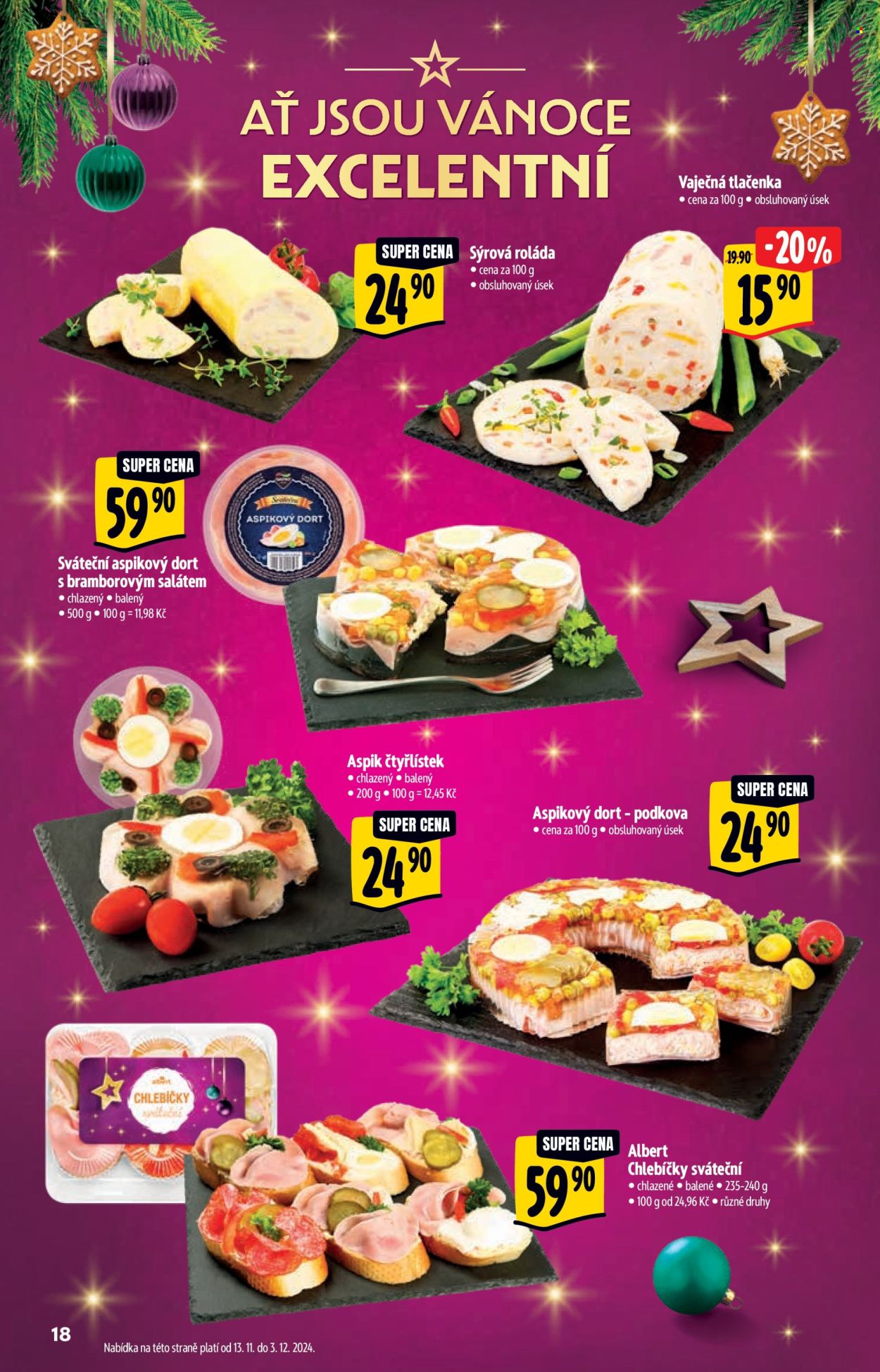 Leták Albert Supermarket - 13.11.2024 - 31.12.2024. Strana 18