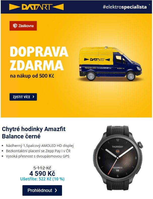 Leták DATART - 12.11.2024 - 14.11.2024. Strana 1