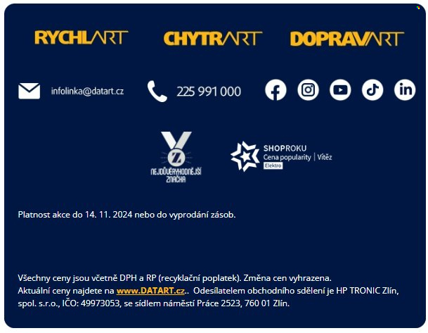 Leták DATART - 12.11.2024 - 14.11.2024. Strana 5