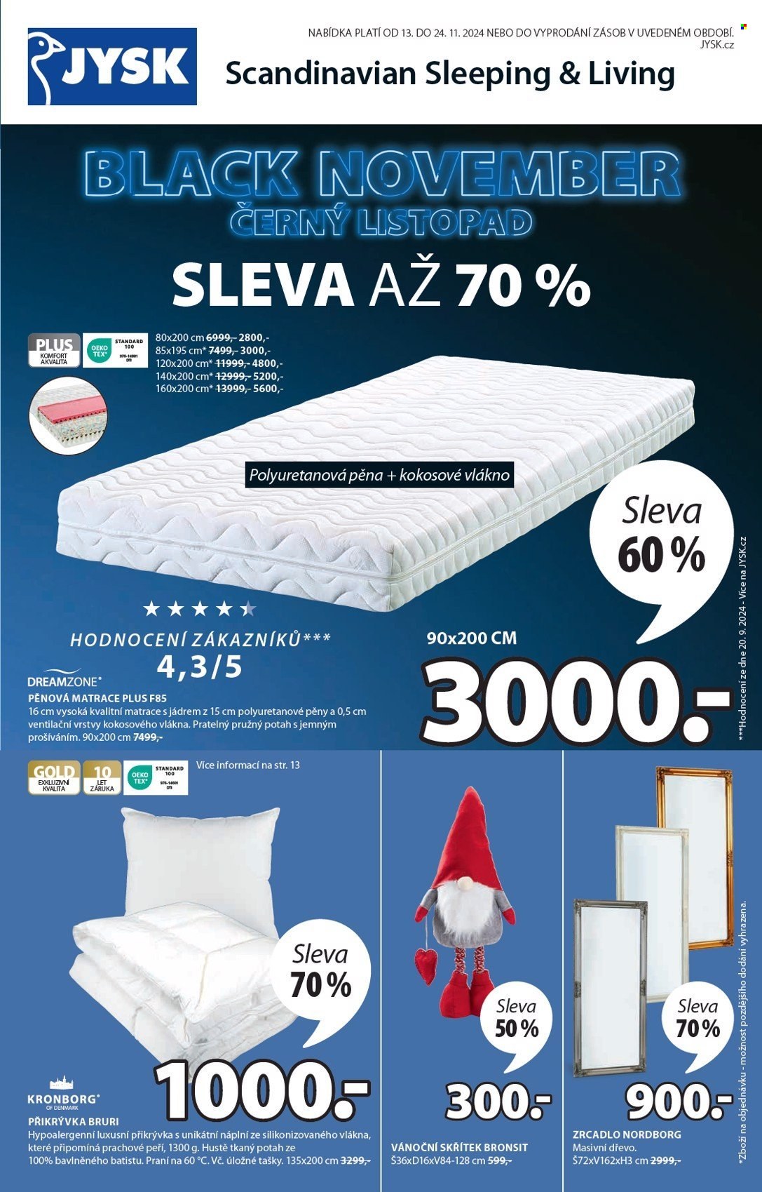 Leták JYSK - 13.11.2024 - 24.11.2024. Strana 2