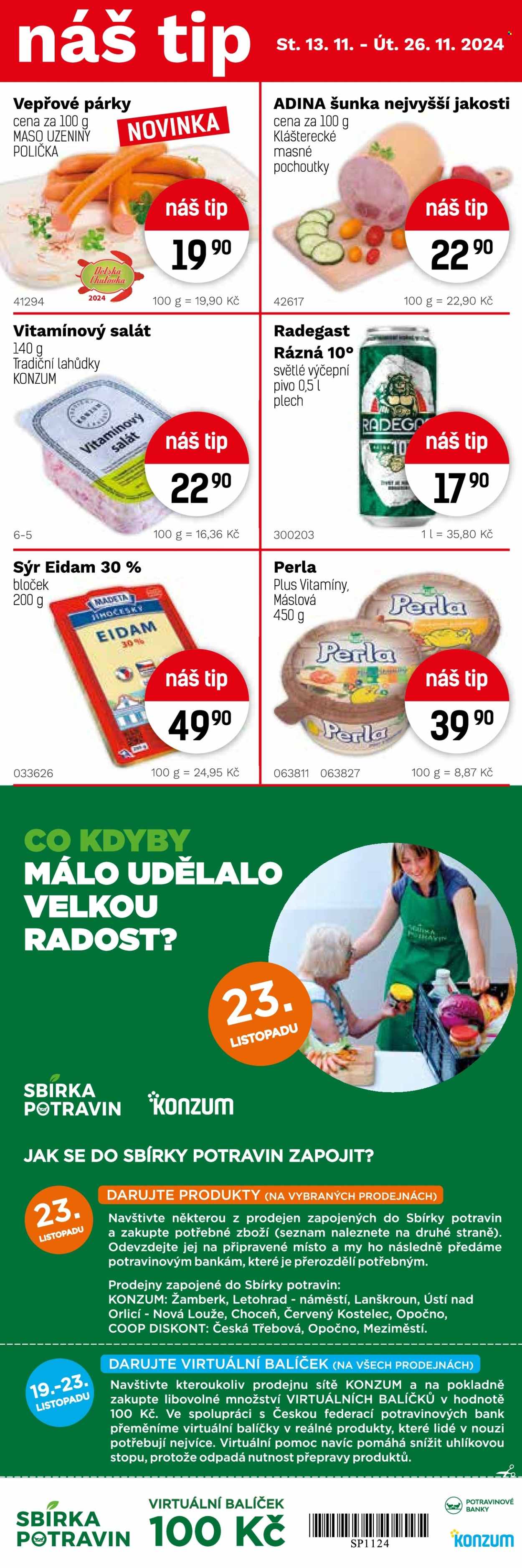 Leták Konzum - 13.11.2024 - 26.11.2024. Strana 2