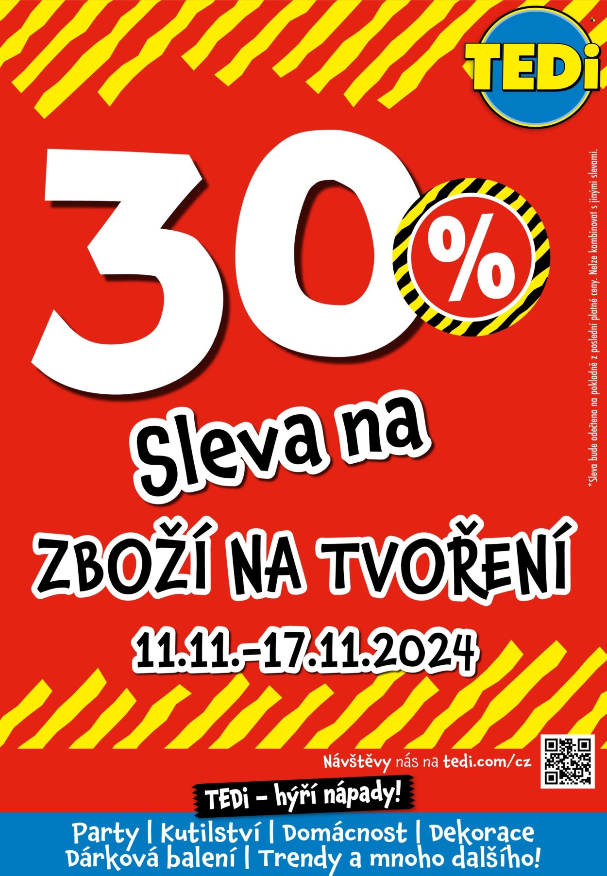 Leták TEDi. Strana 13