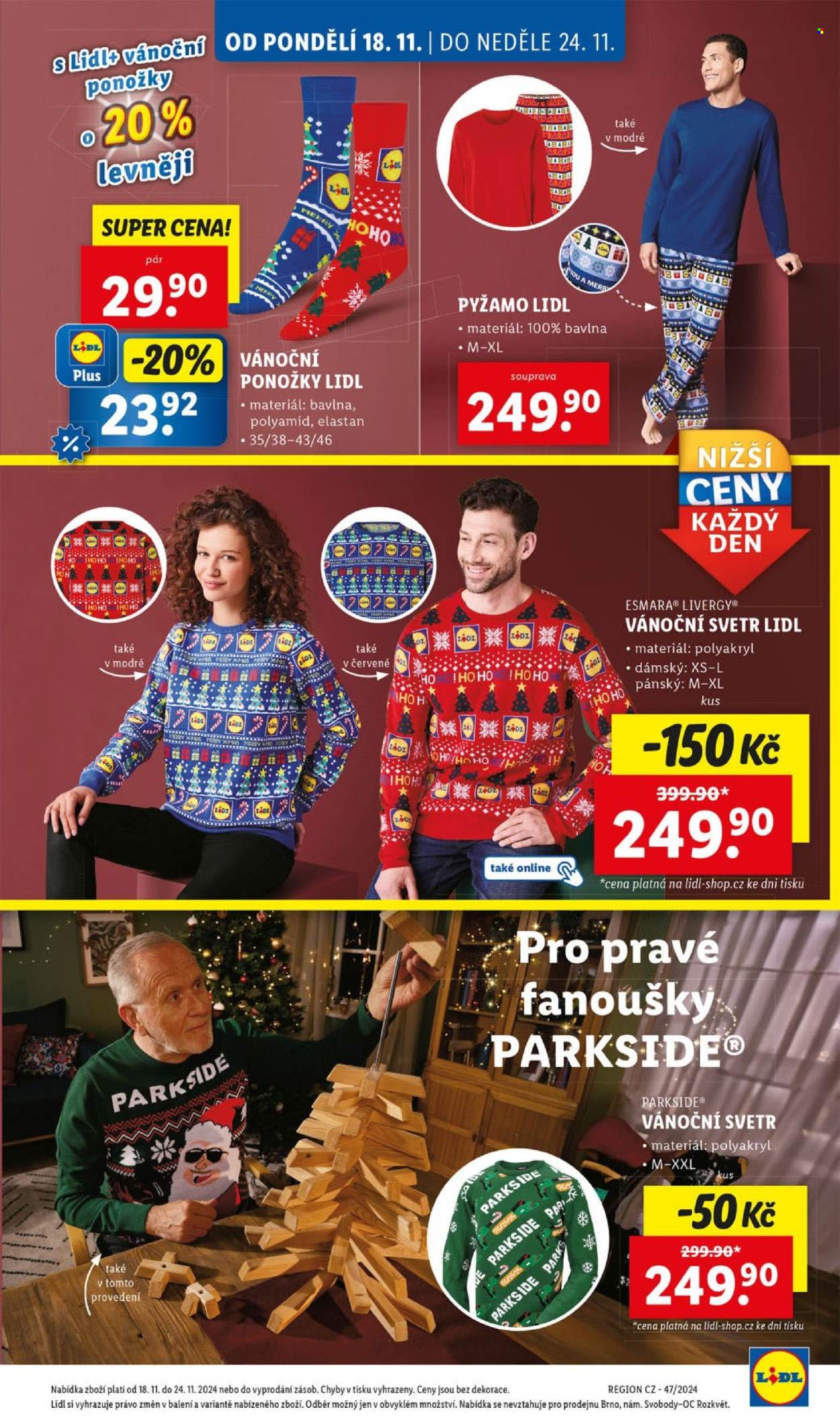 Leták Lidl - 18.11.2024 - 24.11.2024. Strana 47