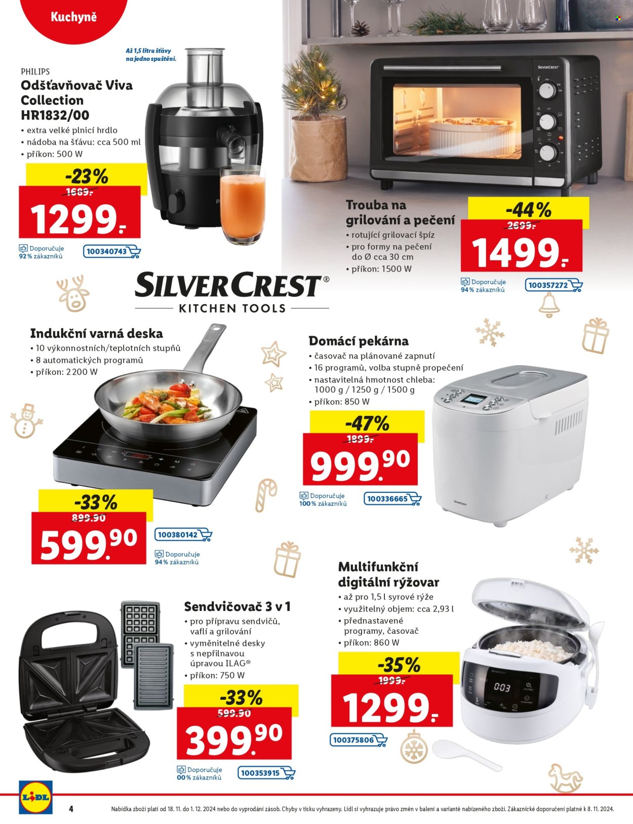 Leták Lidl - 18.11.2024 - 1.12.2024. Strana 4