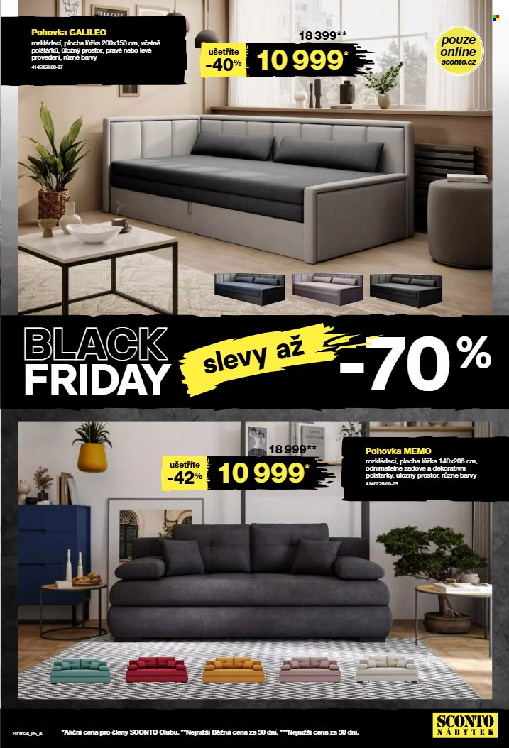 Leták SCONTO NÁBYTEK - 13.11.2024 - 3.12.2024. Strana 5