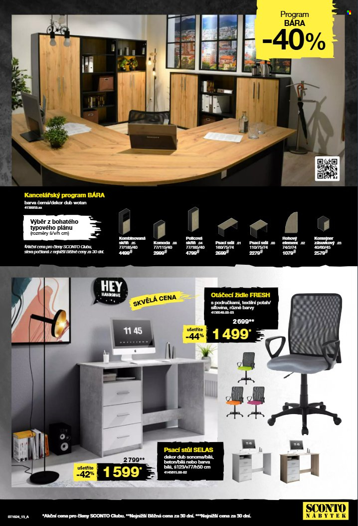 Leták SCONTO NÁBYTEK - 13.11.2024 - 3.12.2024. Strana 13