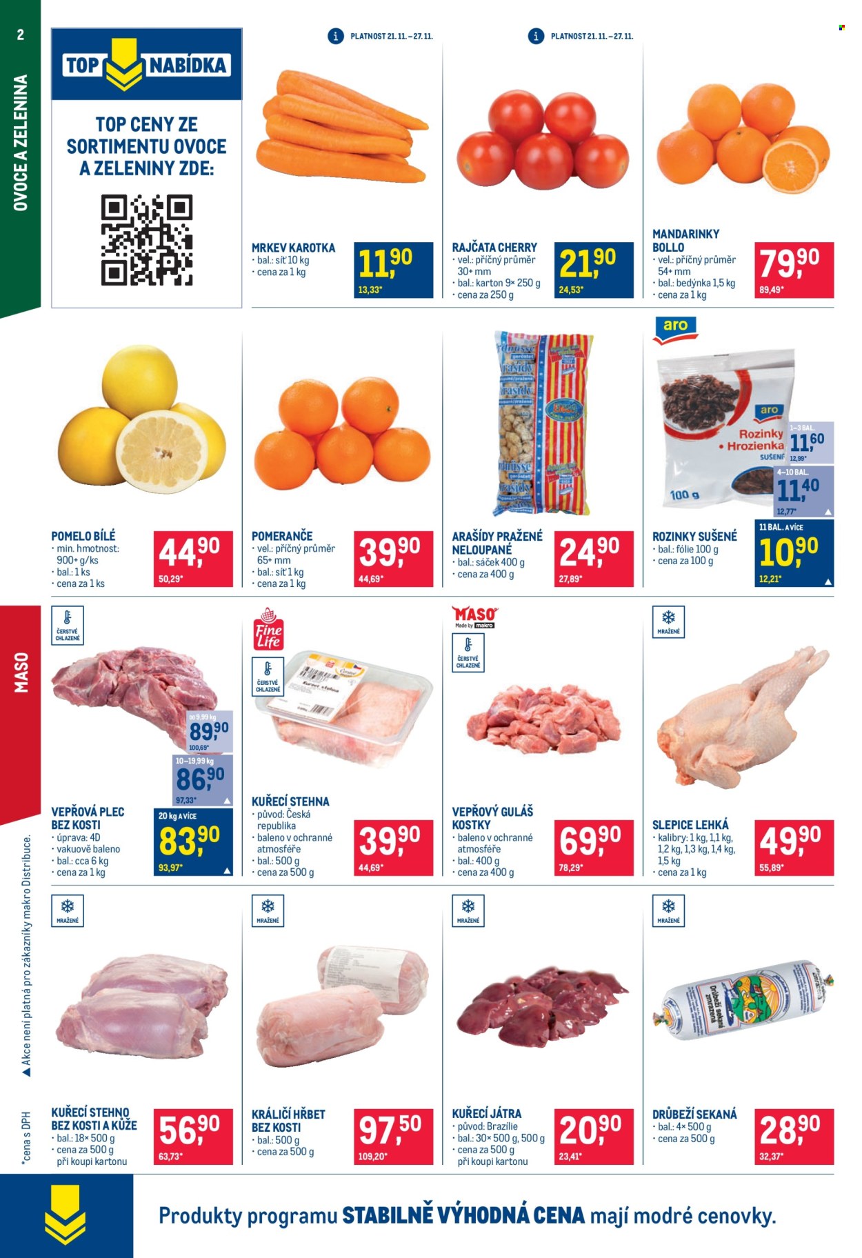 Leták MAKRO - 20.11.2024 - 3.12.2024. Strana 2