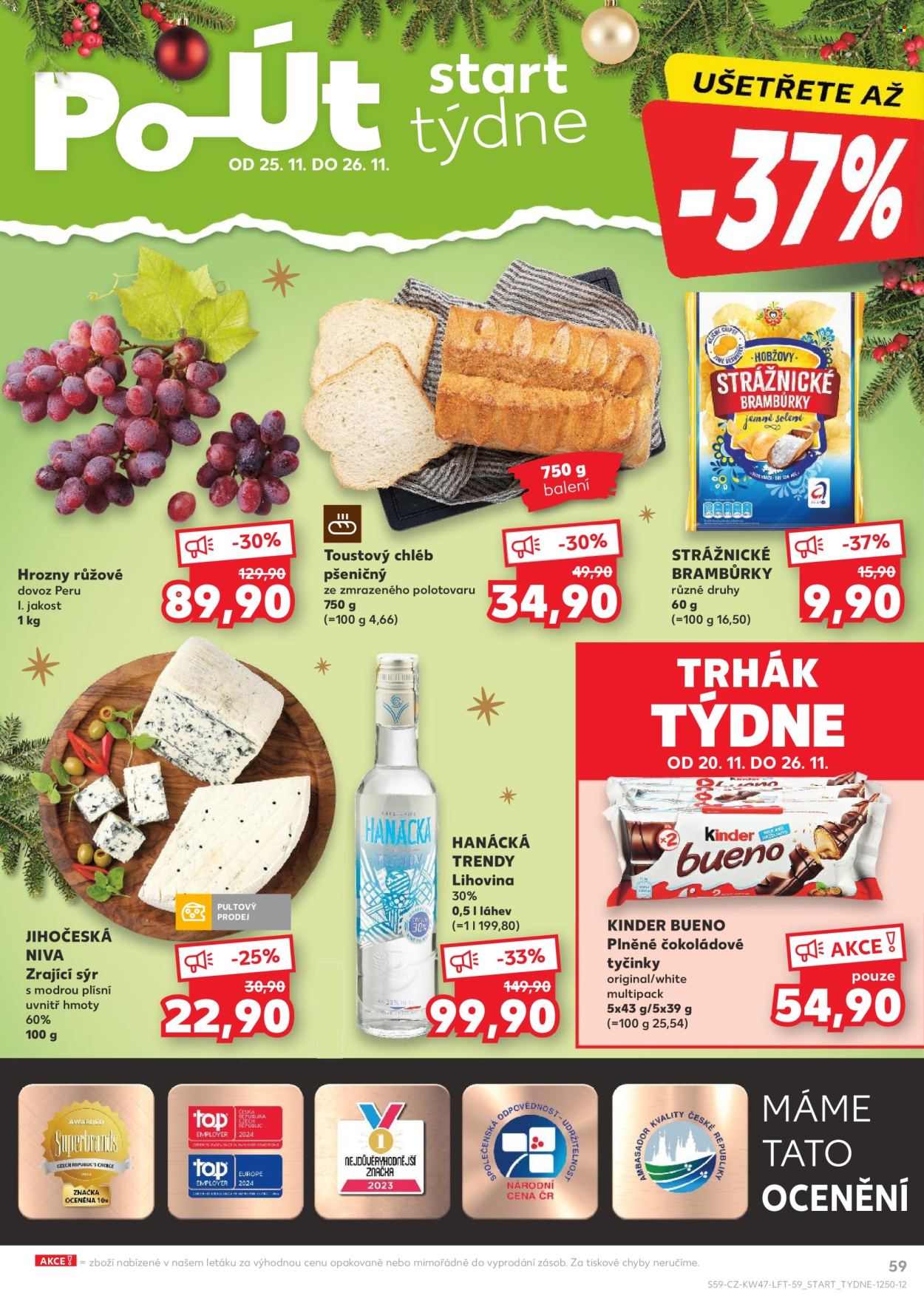 Leták Kaufland - 20.11.2024 - 26.11.2024. Strana 59