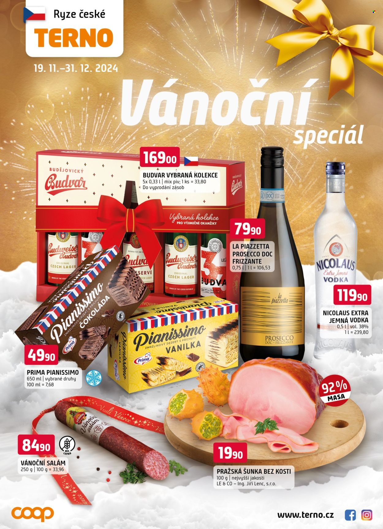Leták coop TERNO - 19.11.2024 - 31.12.2024. Strana 1