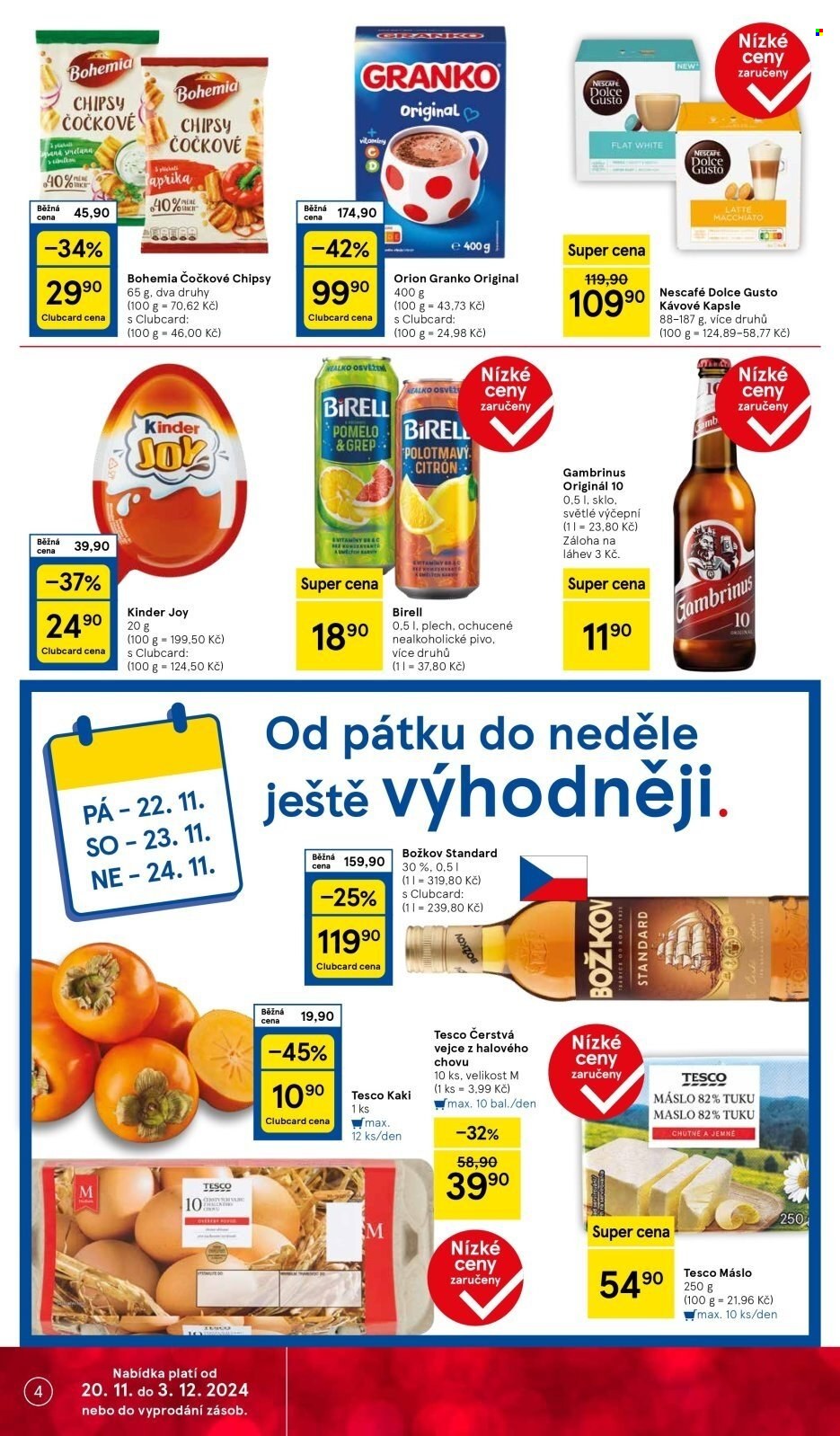 Leták TESCO supermarket - 20.11.2024 - 26.11.2024. Strana 4
