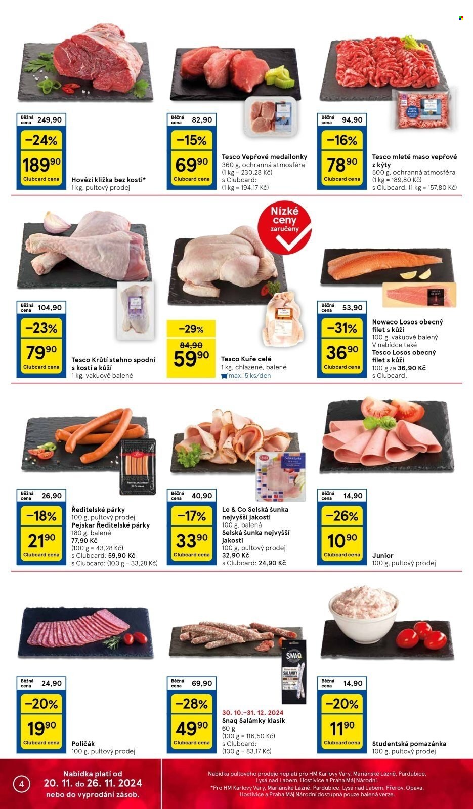 Leták TESCO - 20.11.2024 - 26.11.2024. Strana 4