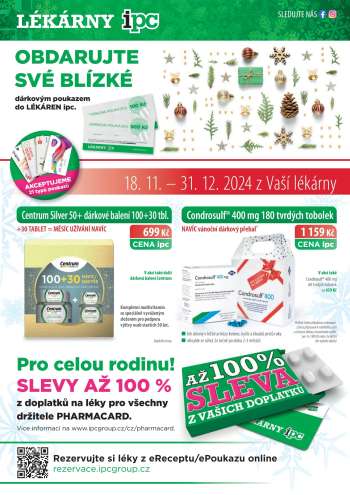 Leták Lékárny IPC - 18.11.2024 - 31.12.2024.