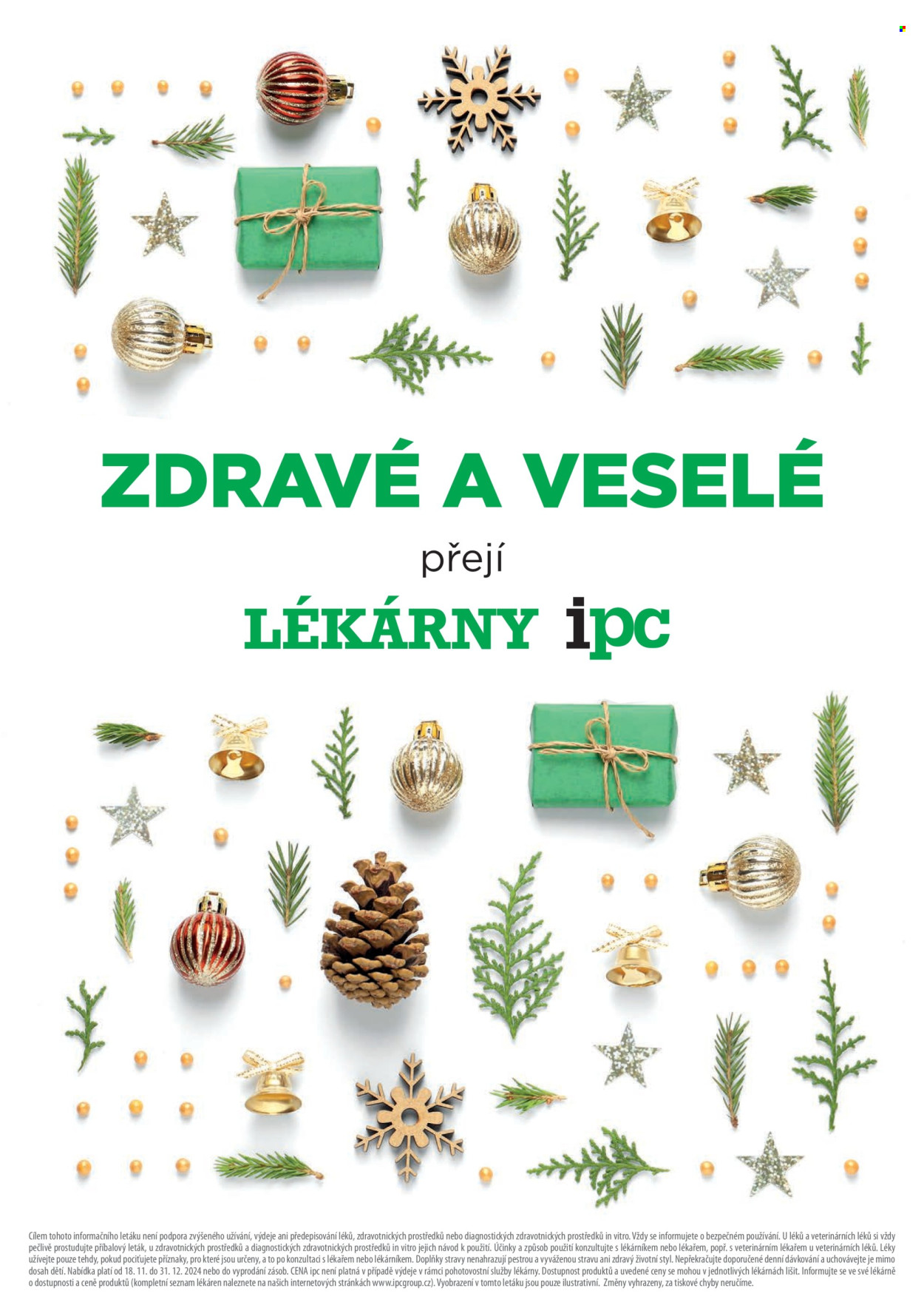 Leták Lékárny IPC - 18.11.2024 - 31.12.2024. Strana 8
