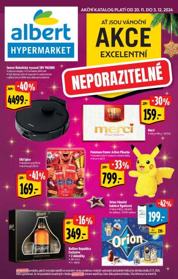 Leták Albert Hypermarket - 20.11.2024 - 3.12.2024.