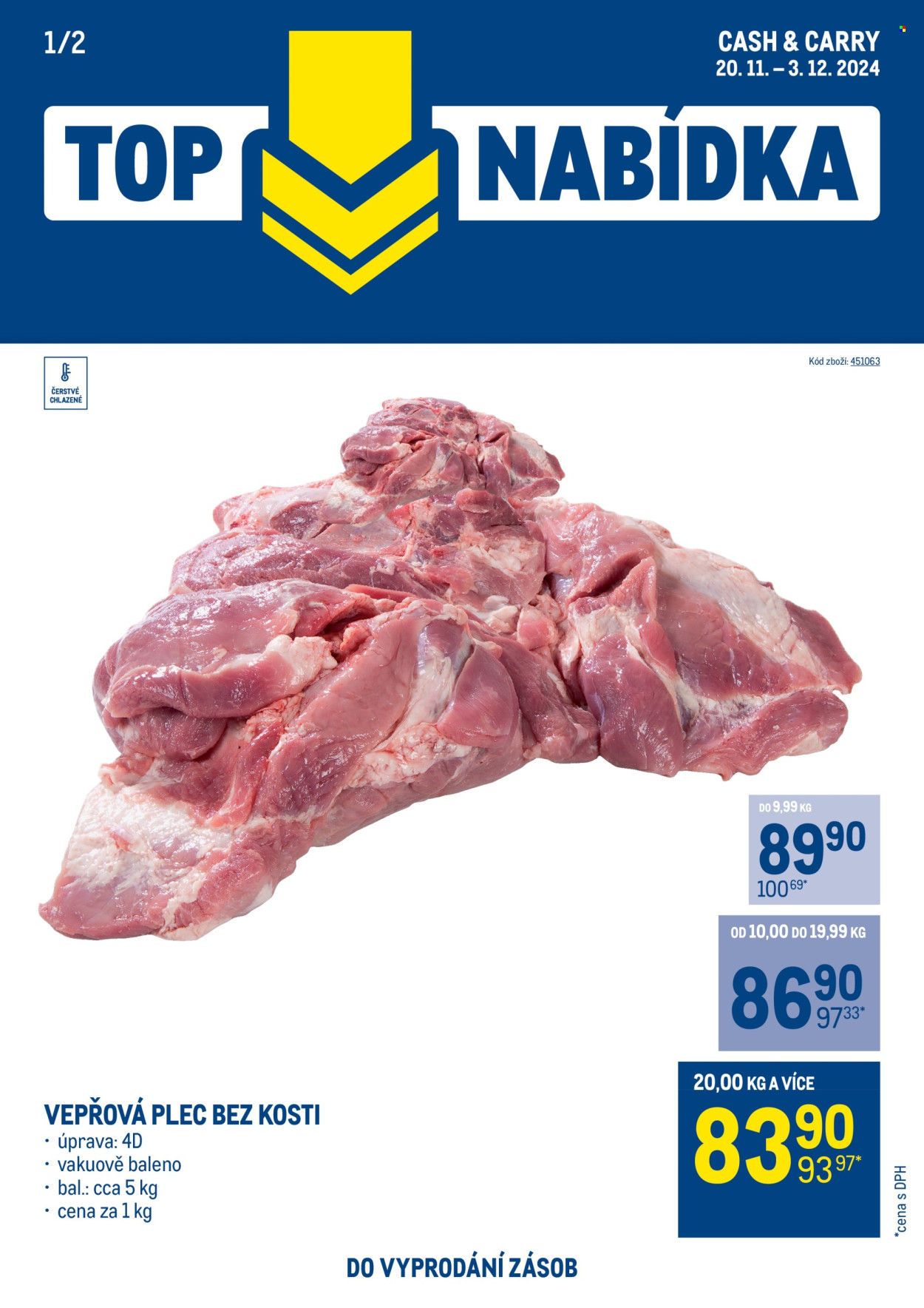 Leták MAKRO - 20.11.2024 - 3.12.2024. Strana 1
