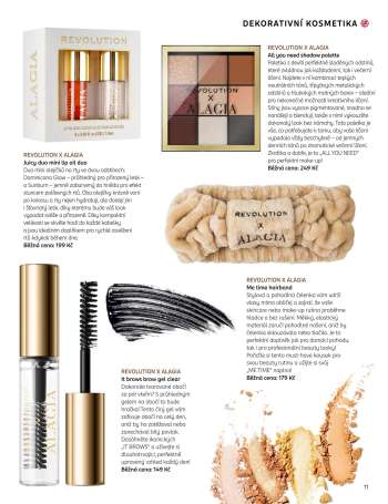 thumbnail - Makeup Revolution Gel na obočí Alagia It Brows Brow Gel Clear